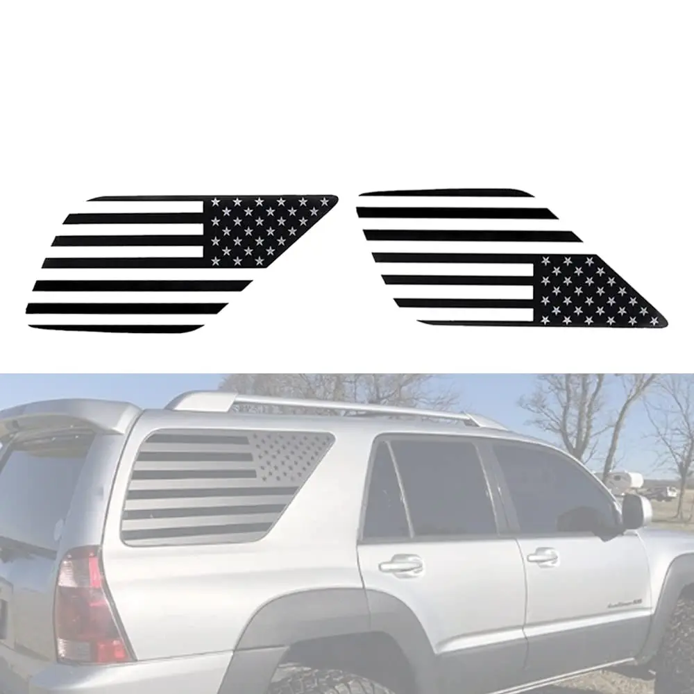2x Matte Black American Flag Decals Rear Window Sticker For 03-08 Toyota 4Runner
2x Matte Black American Flag Decals Rear Window Sticker For 03-08 Toyota 4Runner