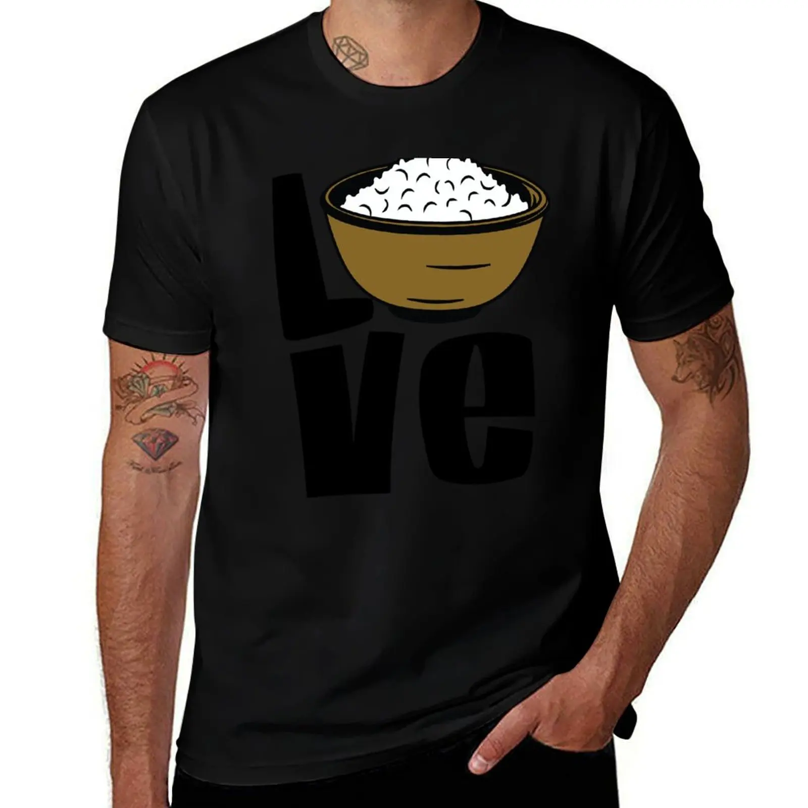 Love Rice in a Bowl T-Shirt Casual Everyday Short Sleeve T-Shirt
Love Rice in a Bowl T-Shirt Casual Everyday Short Sleeve T-Shirt