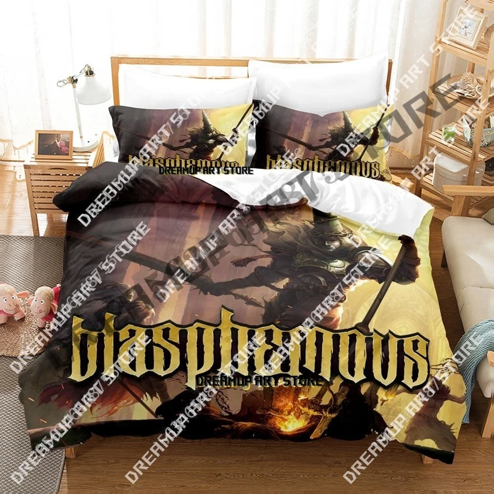 3D Print Game BLASPHEMOUS Bedding Set Single Twin Full Queen King Size Bed Set Adult Kid Bedroom Duvetcover Sets Anime Bed
3D Print Game BLASPHEMOUS Bedding Set Single Twin Full Queen King Size Bed Set Adult Kid Bedroom Duvetcover Sets Anime Bed