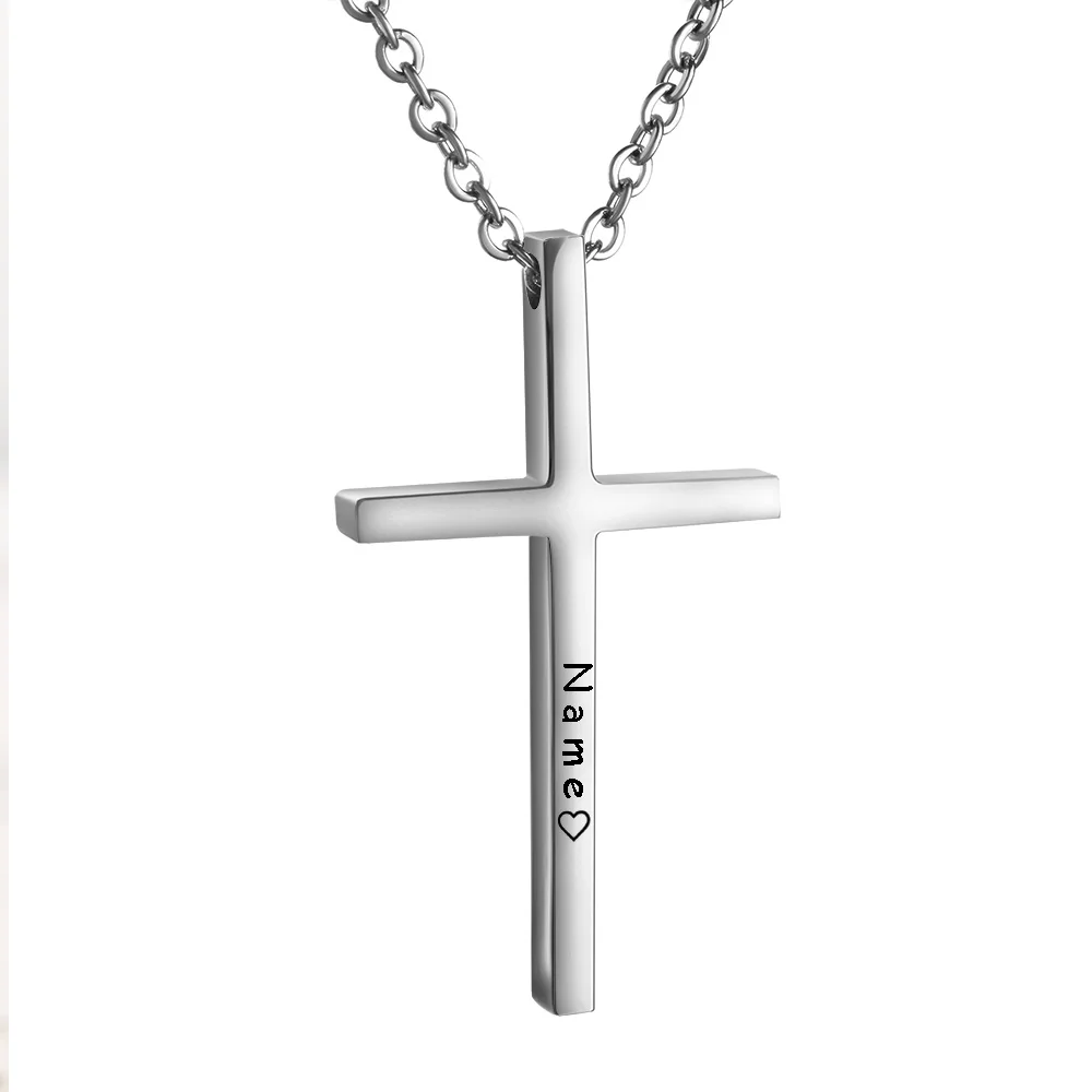 Customized Necklace for Men Women Cross Pendant Necklaces Stainless Steel Jewelry for Women Personalized Name Text Chokers Gifts
Customized Necklace for Men Women Cross Pendant Necklaces Stainless Steel Jewelry for Women Personalized Name Text Chokers Gifts