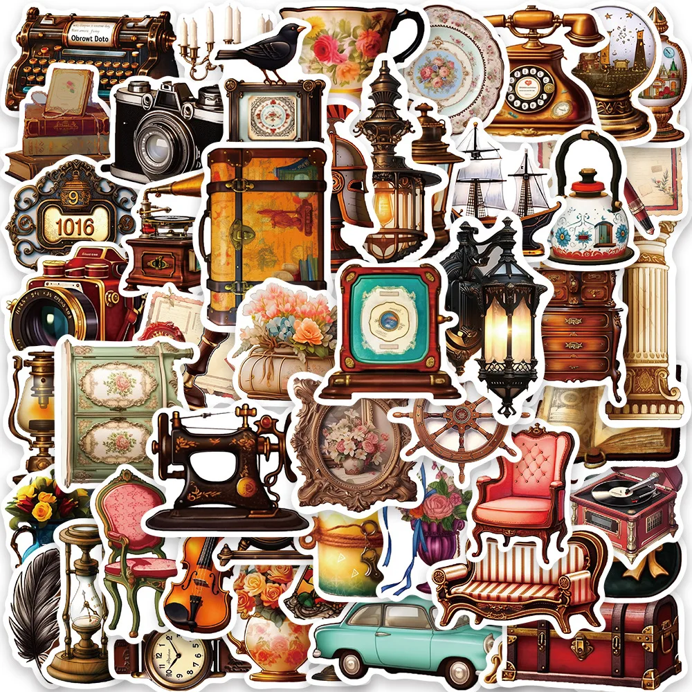 50Pcs Vintage European And American Series Stickers Suitcase Phone Case Water Bottle Waterproof Decoration Diy Sticker
50Pcs Vintage European And American Series Stickers Suitcase Phone Case Water Bottle Waterproof Decoration Diy Sticker