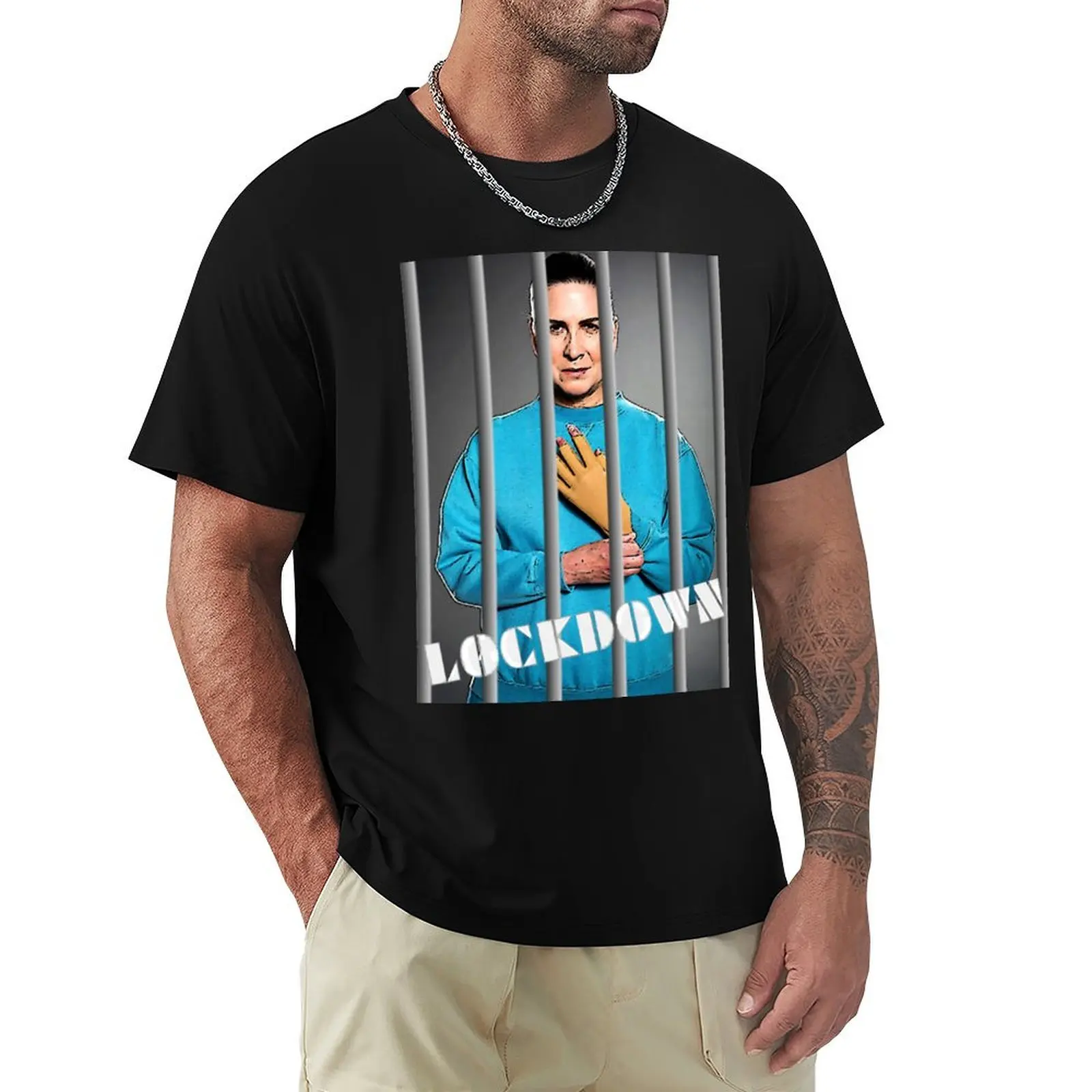 Joan Ferguson Lockdown T-Shirt Non-Shrink Basic Cotton T-Shirt
Joan Ferguson Lockdown T-Shirt Non-Shrink Basic Cotton T-Shirt