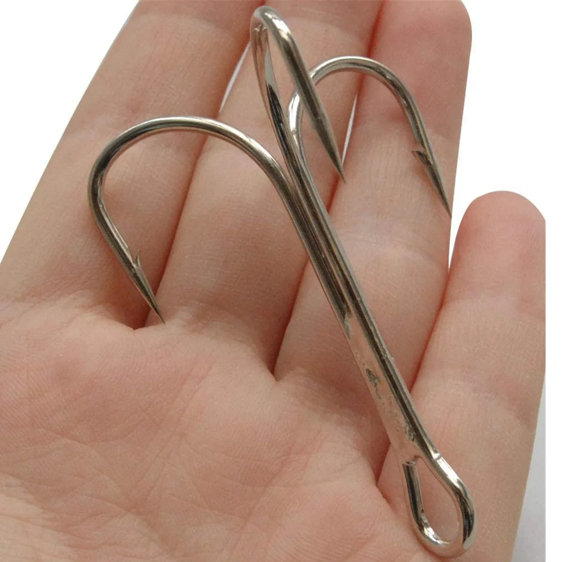 500PCS Large Treble Fishing Hooks for Snagging Saltwater Big Game treble hooks Anchor Triple Barbed Snag Fish Hook 4/0-10/0
500PCS Large Treble Fishing Hooks for Snagging Saltwater Big Game treble hooks Anchor Triple Barbed Snag Fish Hook 4/0-10/0