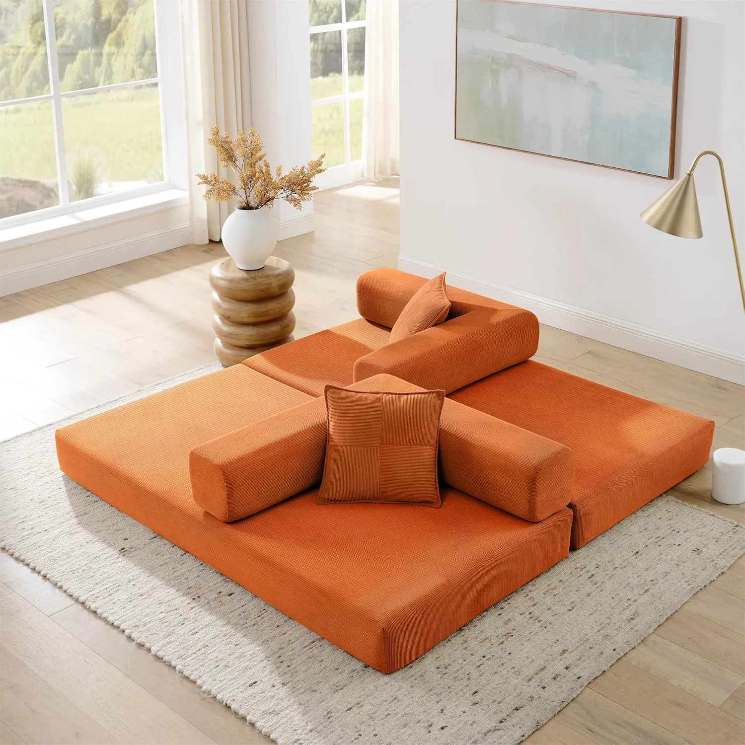Modern Nordic Style Couch Living Room Furniture Compression Sofa Bed In Box Corduroy Fabric Factory Compressed Sofas
Modern Nordic Style Couch Living Room Furniture Compression Sofa Bed In Box Corduroy Fabric Factory Compressed Sofas