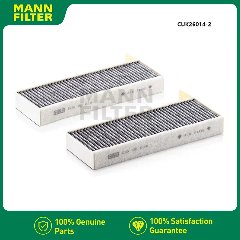 MANNFILTER Cabin Air Filter For PEUGEOT 308 II 1.6 THP 125 155 09.2013- CUK26014-2 1612350080 1616959280 1612350180 9804163480
MANNFILTER Cabin Air Filter For PEUGEOT 308 II 1.6 THP 125 155 09.2013- CUK26014-2 1612350080 1616959280 1612350180 9804163480