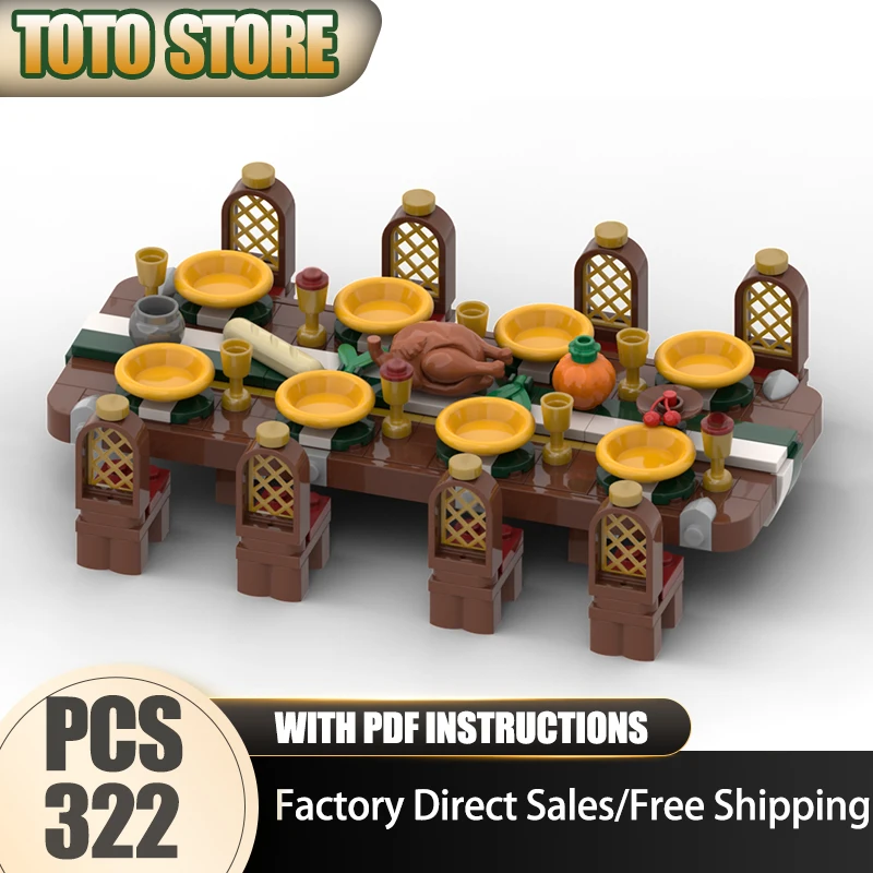 Medieval Castle Model Moc Building Bricks Medieval Dining Table Technology Modular Blocks Gifts Christmas Toys DIY Sets Assembly
Medieval Castle Model Moc Building Bricks Medieval Dining Table Technology Modular Blocks Gifts Christmas Toys DIY Sets Assembly
