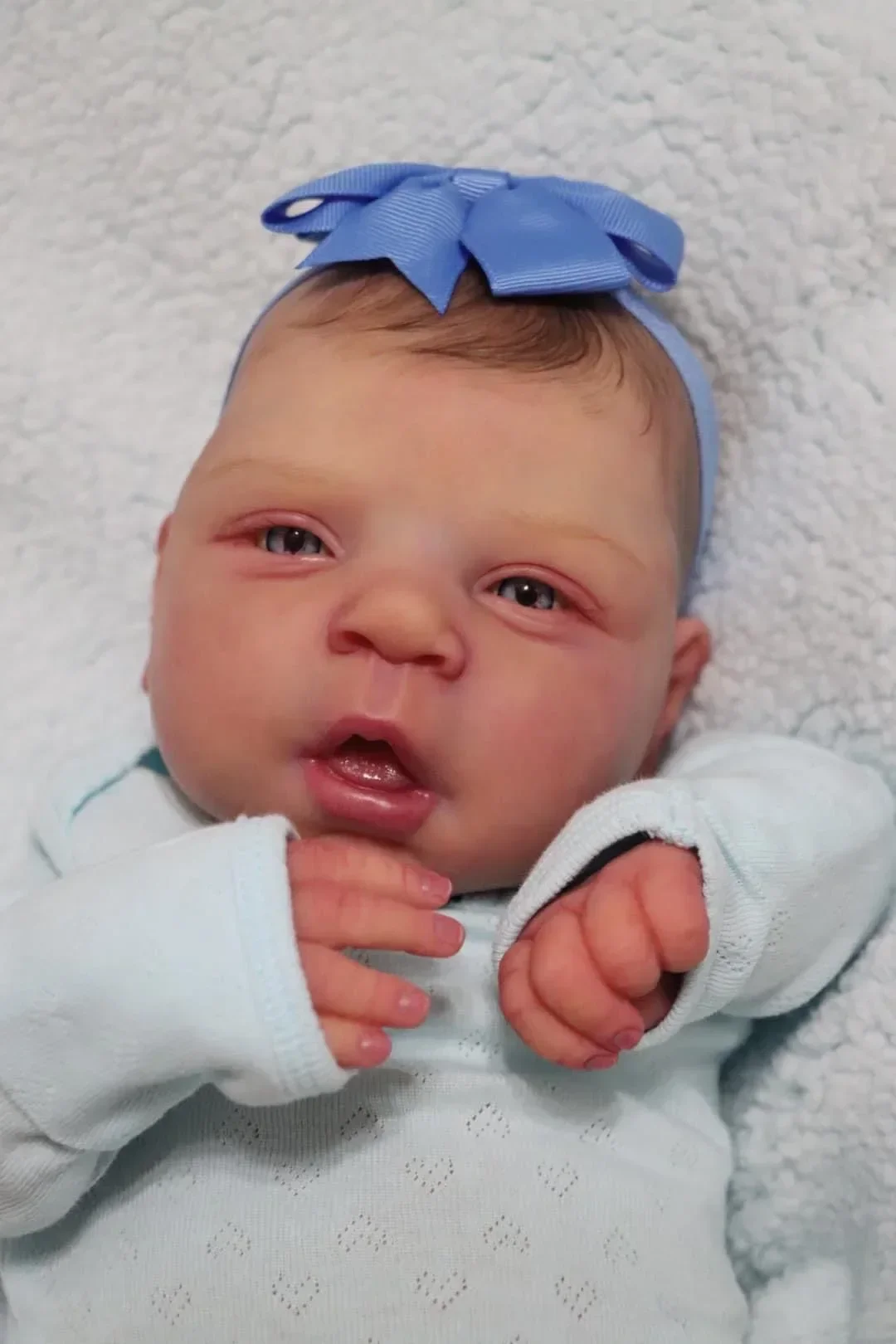 19 Inches Estella Lifelike Reborn Baby Realistic Soft Body Newborn Finished Hair-painted Doll Children Gift Dolls
19 Inches Estella Lifelike Reborn Baby Realistic Soft Body Newborn Finished Hair-painted Doll Children Gift Dolls
