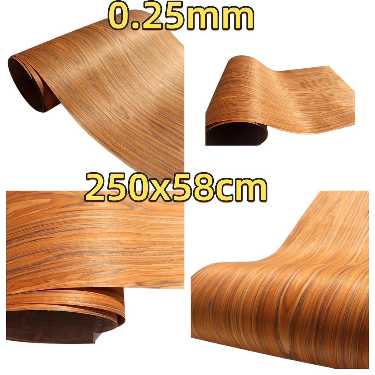 Rosewood Pattern Tech Veneer, 0.25mm, 250x58cm, For Screen Making & Marquetry.(Backing Non-woven Fabric)
Rosewood Pattern Tech Veneer, 0.25mm, 250x58cm, For Screen Making & Marquetry.(Backing Non-woven Fabric)