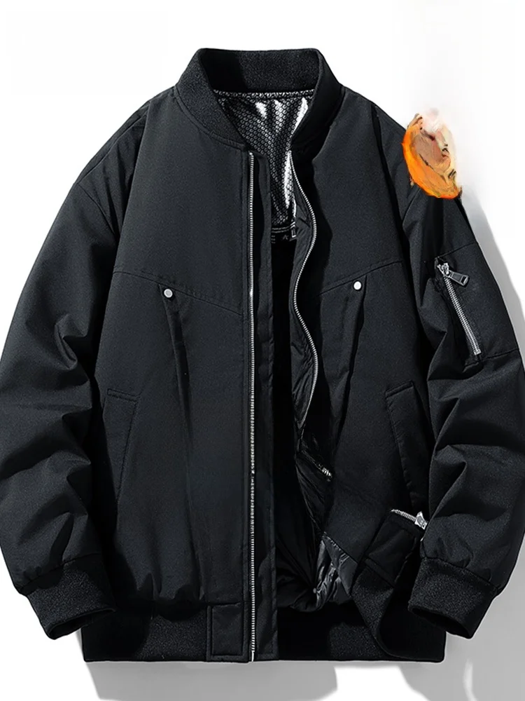 Мужская зимняя куртка MoChao большого размера: новая утепленная повседневная свободная теплая бейсбольная куртка из хлопка, трендовая модель
Мужская зимняя куртка MoChao большого размера: новая утепленная повседневная свободная теплая бейсбольная куртка из хлопка, трендовая модель