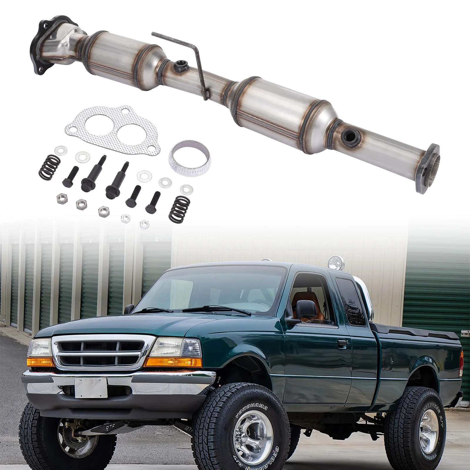 Catalytic Converters Stainless Steel for Ford Ranger 3.0L/ 4.0L, Mazda B3000 3.0L/ 4.0L 1998-2000 Car Accessories
Catalytic Converters Stainless Steel for Ford Ranger 3.0L/ 4.0L, Mazda B3000 3.0L/ 4.0L 1998-2000 Car Accessories