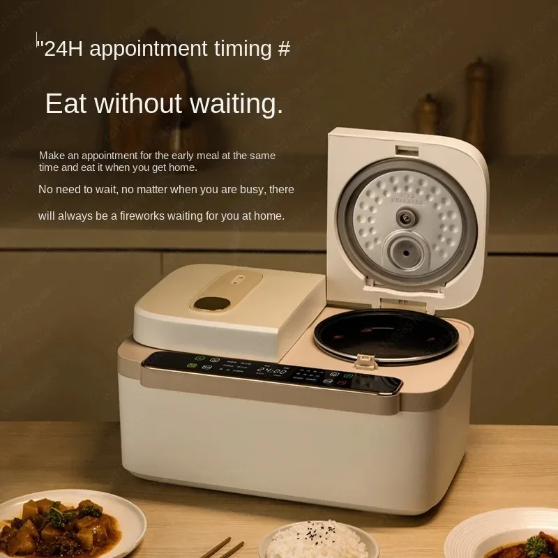 Electric Rice Cooker, Large Capacity Non-Stick Double Layer Multi-Functional Warmer, Keep Warm One Touch for Household
Electric Rice Cooker, Large Capacity Non-Stick Double Layer Multi-Functional Warmer, Keep Warm One Touch for Household