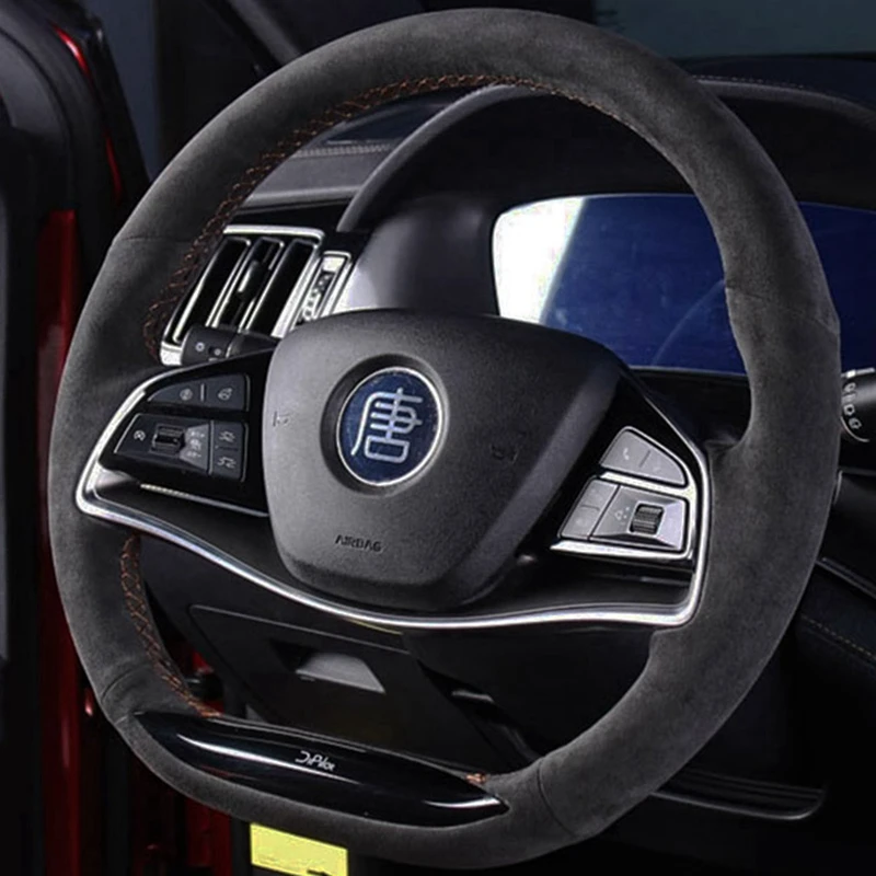 Чехол на рулевое колесо автомобиля Оплетка Мягкая замша для BYD Han EV / DM Tang DM / E9 2020-2022 DIY Крышка рулевого колеса Обертка Автомобильные аксессуары
Чехол на рулевое колесо автомобиля Оплетка Мягкая замша для BYD Han EV / DM Tang DM / E9 2020-2022 DIY Крышка рулевого колеса Обертка Автомобильные аксессуары