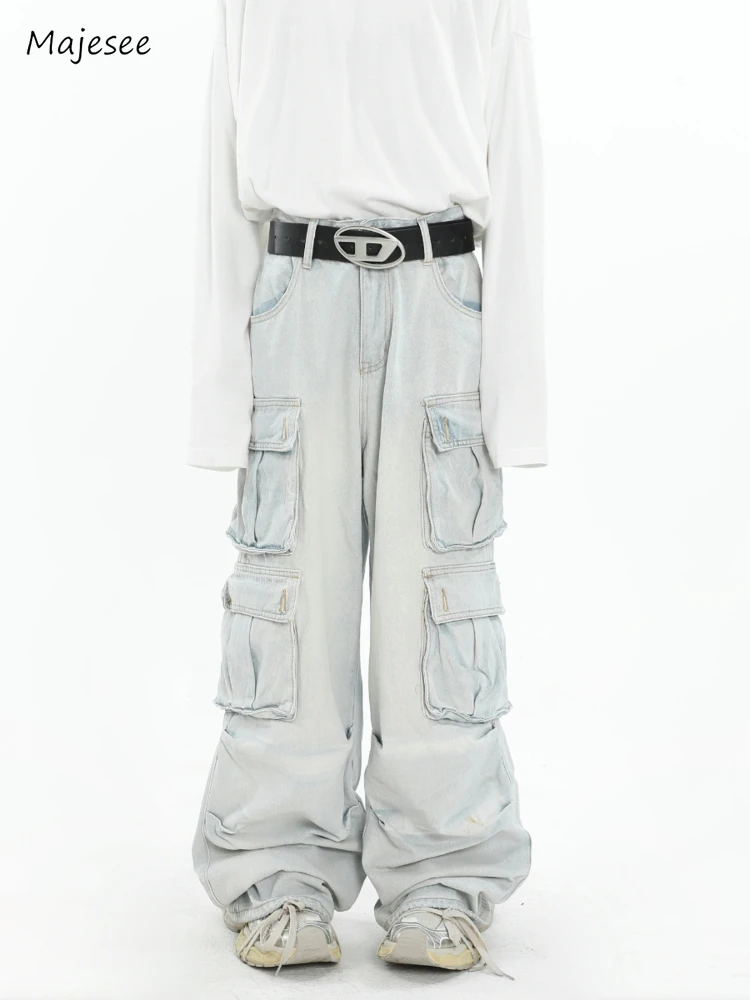 Jeans Men Loose Oversize Solid Spring Autumn Multi Pockets Straight All-match American Style Youthful Denim Trousers Chic Street
Jeans Men Loose Oversize Solid Spring Autumn Multi Pockets Straight All-match American Style Youthful Denim Trousers Chic Street
