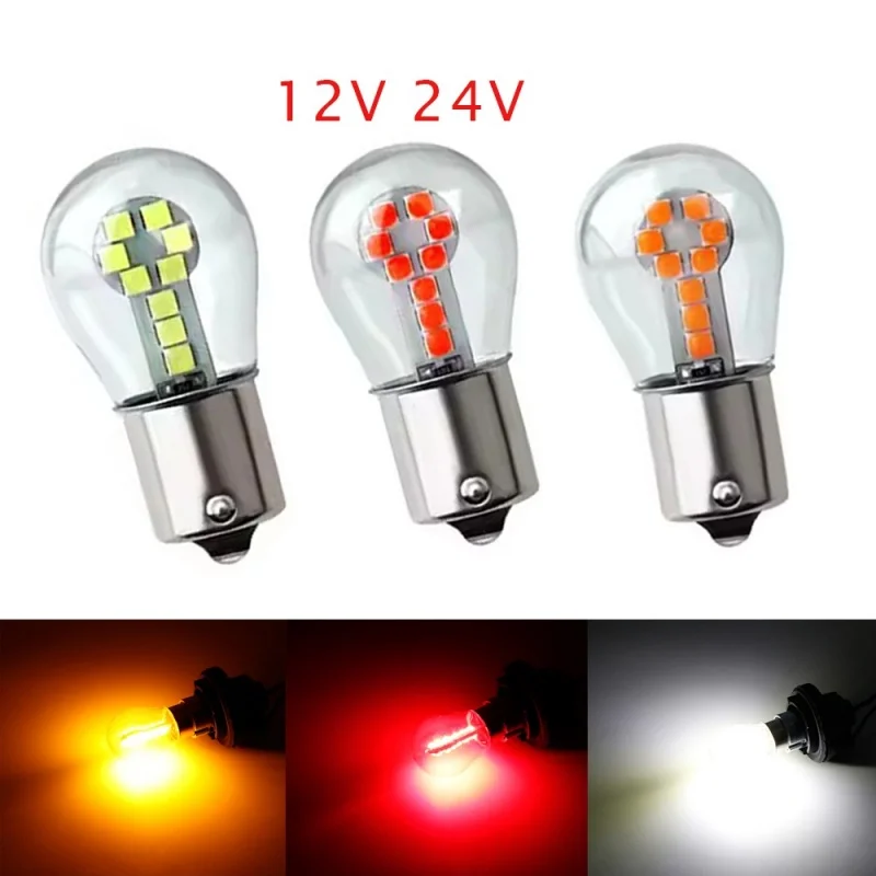 12V Car LED Light 1156 BA15S 1157 Turn Signal Brake Lamp High Temp Resistant Glass Outer Cover
12V Car LED Light 1156 BA15S 1157 Turn Signal Brake Lamp High Temp Resistant Glass Outer Cover