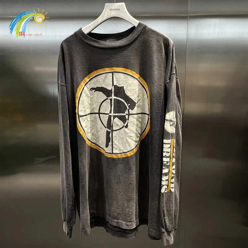 Crack Logo Printing Saint Long Sleeved T Shirt Men Women Streetwear Oversized Tops High Quality 100% Cotton T-Shirt Top With Tag
Crack Logo Printing Saint Long Sleeved T Shirt Men Women Streetwear Oversized Tops High Quality 100% Cotton T-Shirt Top With Tag