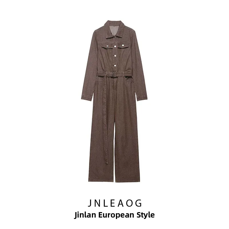 JNLEAOG Spring New Women's Fashionable Design Casual Denim Overalls High Waist Straight Leg Long Pants Street Style Polyester...
JNLEAOG Spring New Women's Fashionable Design Casual Denim Overalls High Waist Straight Leg Long Pants Street Style Polyester...