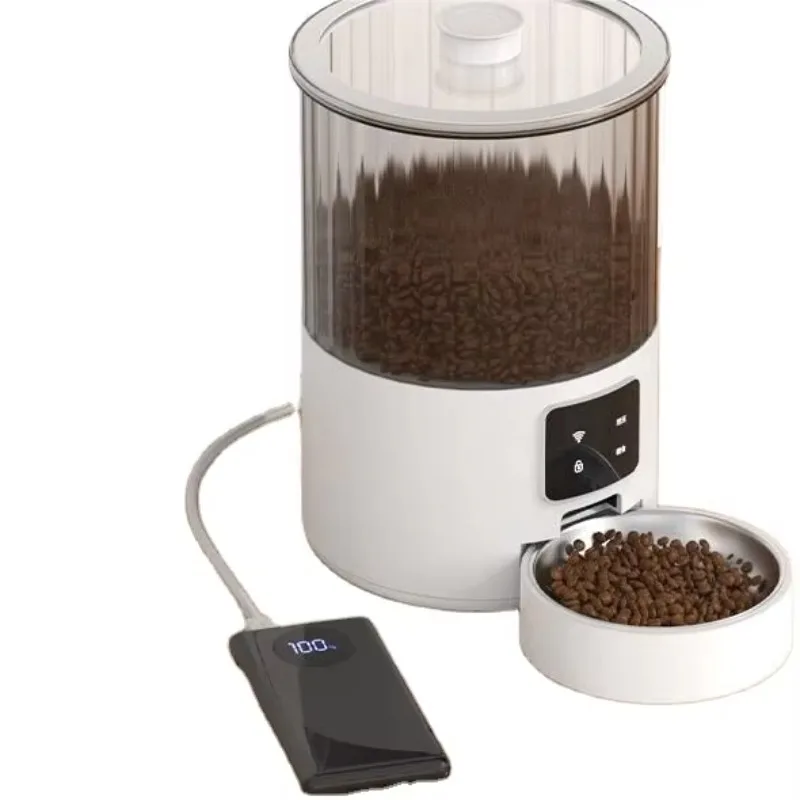 Factory Direct Intelligent Automatic Feeding Cat Food Regular Ration Feeding Dog Food Pet Feeder
Factory Direct Intelligent Automatic Feeding Cat Food Regular Ration Feeding Dog Food Pet Feeder