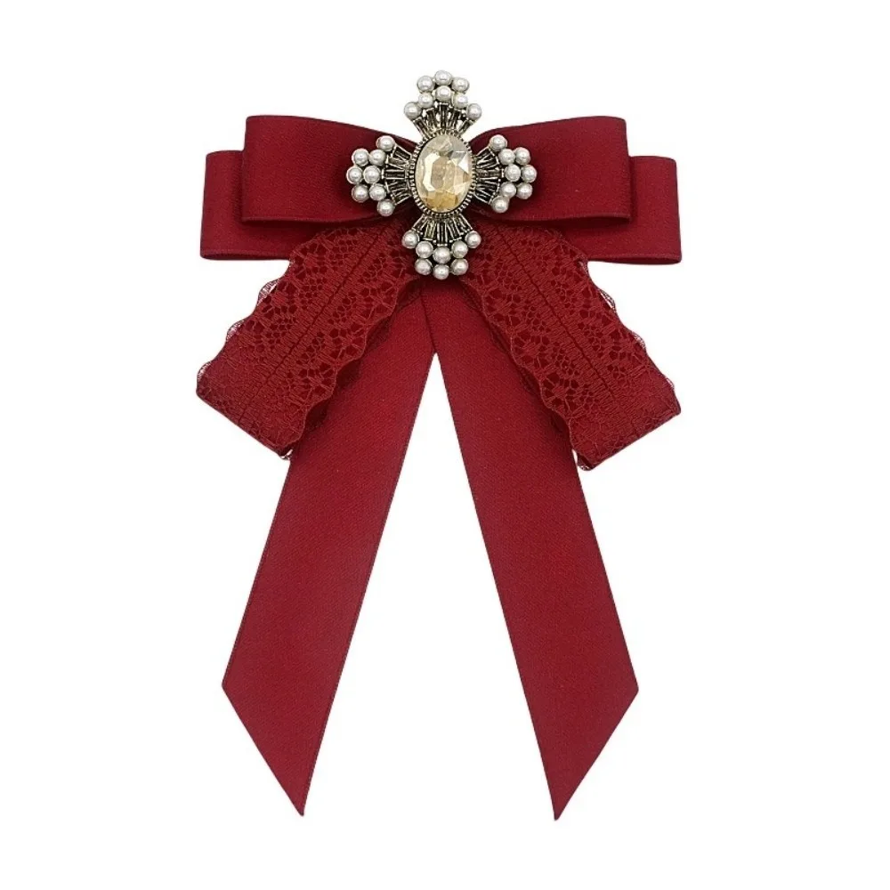 New Rhinestone Crystal Ribbon Bow Brooch Memorial Black Polyester Jewelry Necktie Vintage Shirt Collar Pin Women
New Rhinestone Crystal Ribbon Bow Brooch Memorial Black Polyester Jewelry Necktie Vintage Shirt Collar Pin Women
