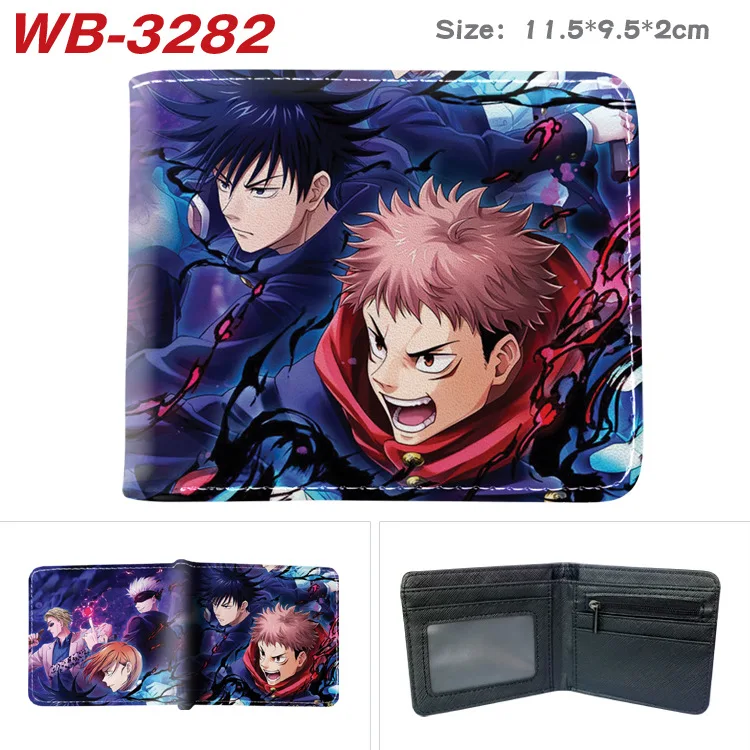Anime Jujutsu Kaisen Itadori Yuji Gojo Satoru Cartoon Short Wallet Pu Leather Two Fold Wallet Cover Capacity Storage Card Bag
Anime Jujutsu Kaisen Itadori Yuji Gojo Satoru Cartoon Short Wallet Pu Leather Two Fold Wallet Cover Capacity Storage Card Bag
