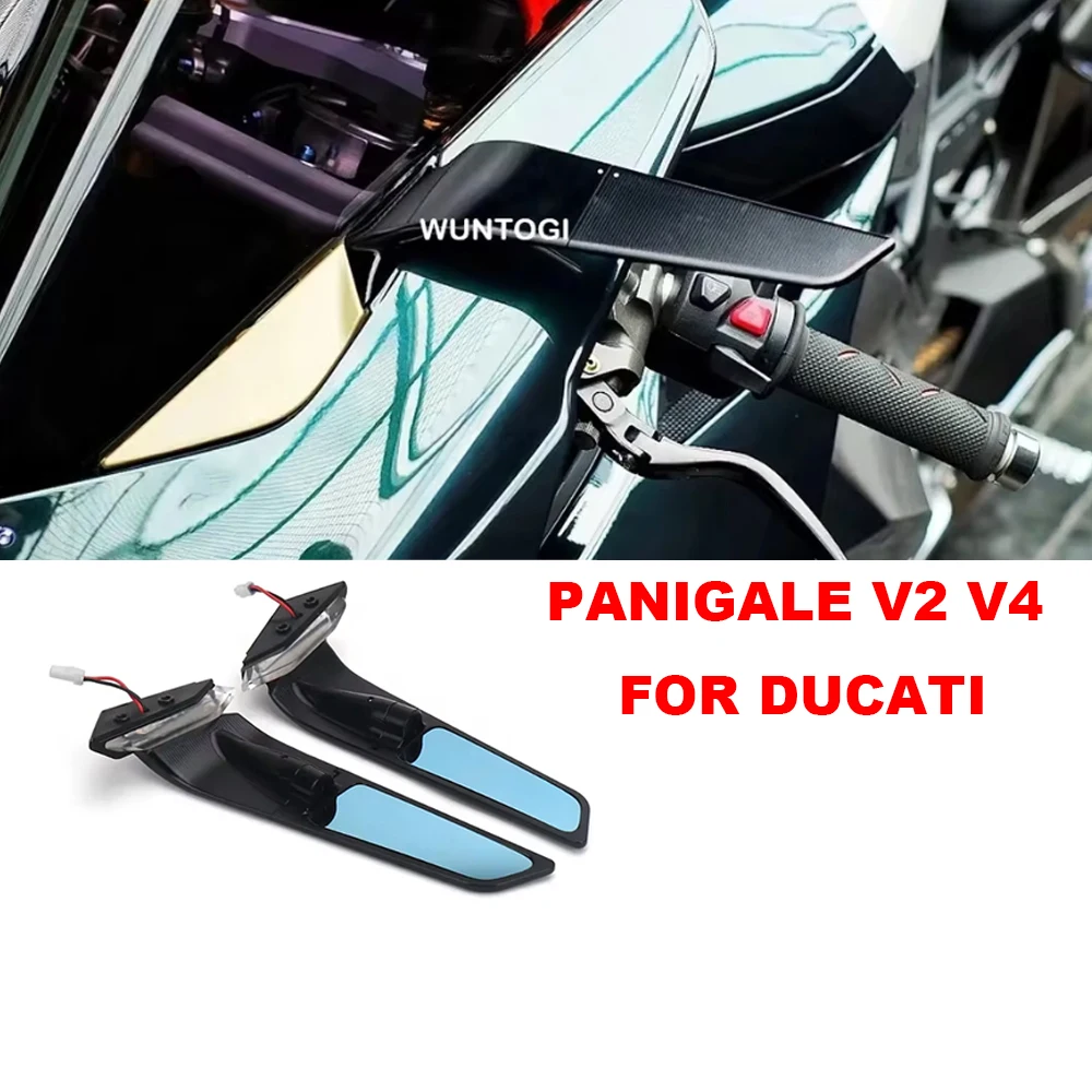 For Ducati PANIGALE V2 With LED Rearview Mirror Panigale V4 New Turn Signal Rearview Mirror Motorcycle Wing Mirror
For Ducati PANIGALE V2 With LED Rearview Mirror Panigale V4 New Turn Signal Rearview Mirror Motorcycle Wing Mirror