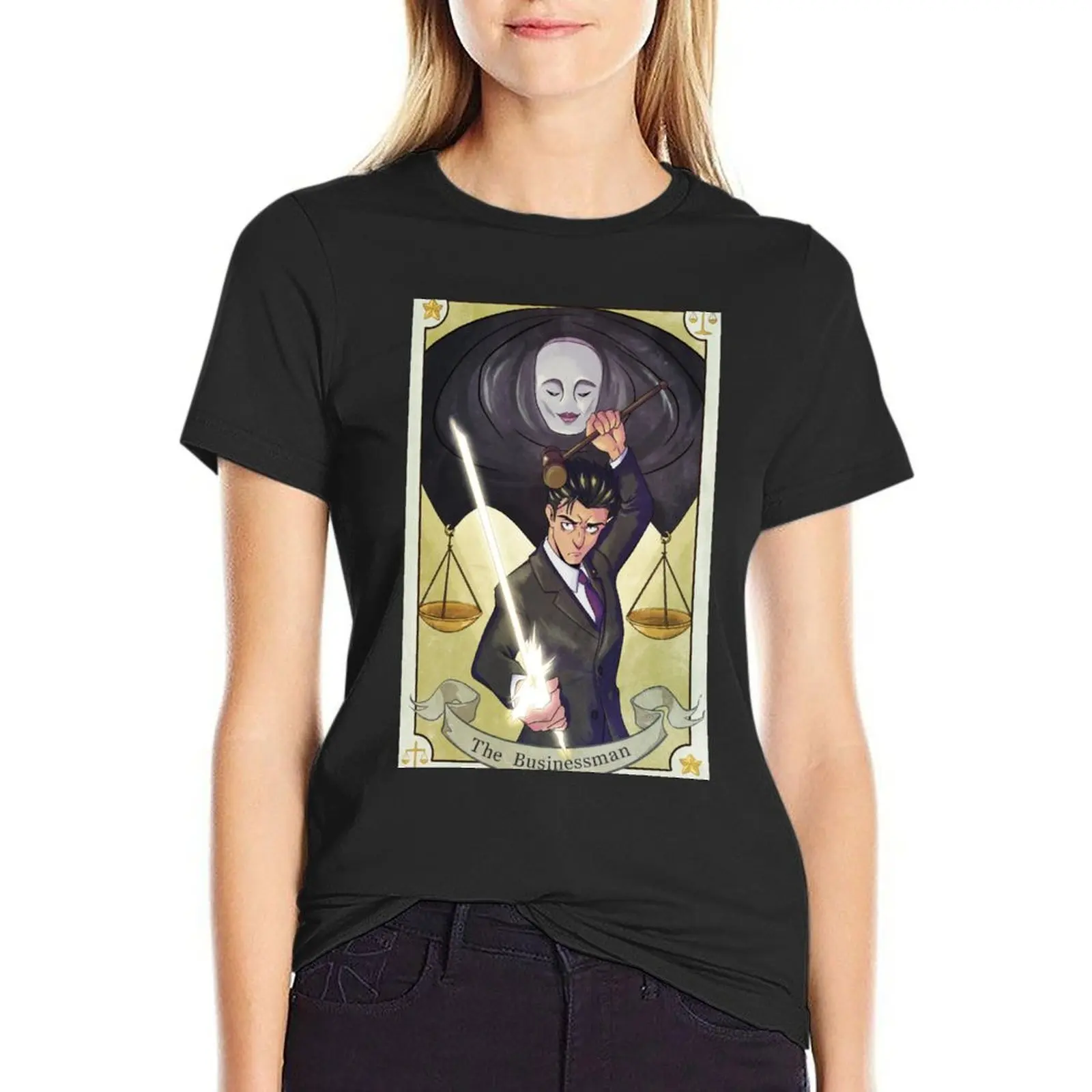The Businessman: Hiromi Higuruma T-Shirt Aesthetic clothing korean fashion funny tops Women
The Businessman: Hiromi Higuruma T-Shirt Aesthetic clothing korean fashion funny tops Women