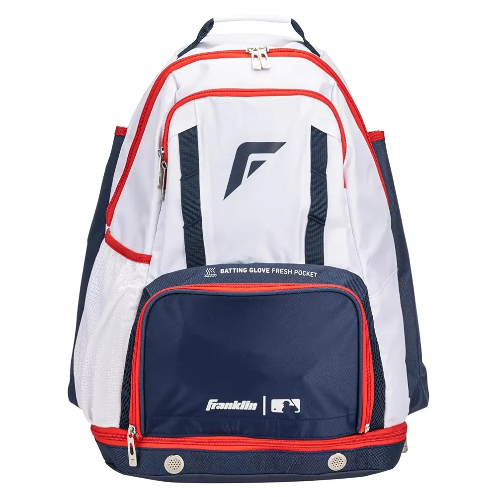 MLB Gameday Baseball + Softball Backpack – Adult +Youth Equipment + Bat Bag – Stores Batting Gloves, Helmet, Cleats + More -
MLB Gameday Baseball + Softball Backpack – Adult +Youth Equipment + Bat Bag – Stores Batting Gloves, Helmet, Cleats + More -