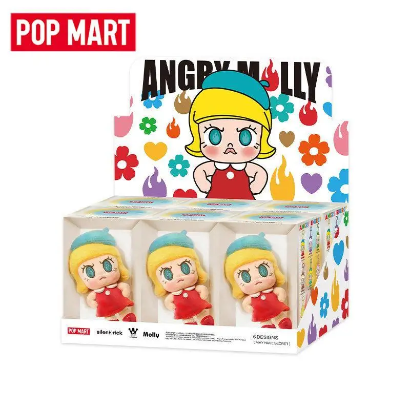 POPMART Angry Molly Angry Energy Series: Плюшевый брелок-подвеска, декор для рабочего стола, игрушка-сюрприз в слепой коробке, аниме-фигурка, милая модель
POPMART Angry Molly Angry Energy Series: Плюшевый брелок-подвеска, декор для рабочего стола, игрушка-сюрприз в слепой коробке, аниме-фигурка, милая модель