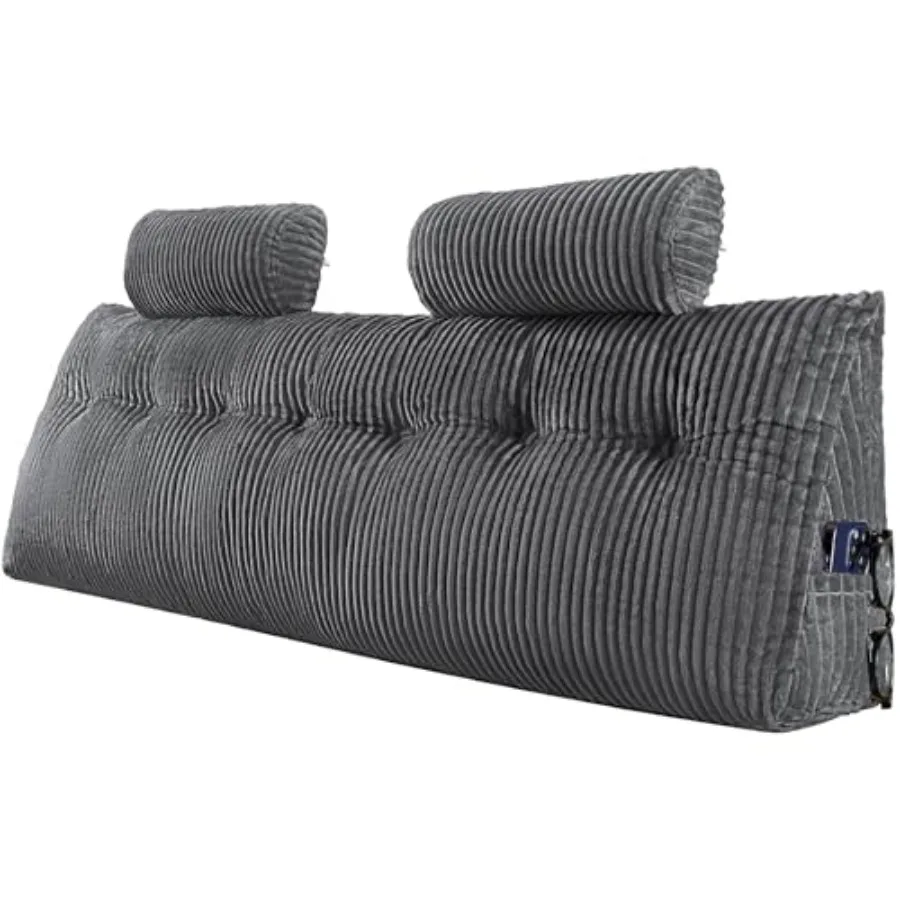 VEVOR Wedge with 2 Side Pockets and 2 Headrests Bed Wedge Pillow with Washable Flannel Cloth for Reading Gaming Resting Working
VEVOR Wedge with 2 Side Pockets and 2 Headrests Bed Wedge Pillow with Washable Flannel Cloth for Reading Gaming Resting Working