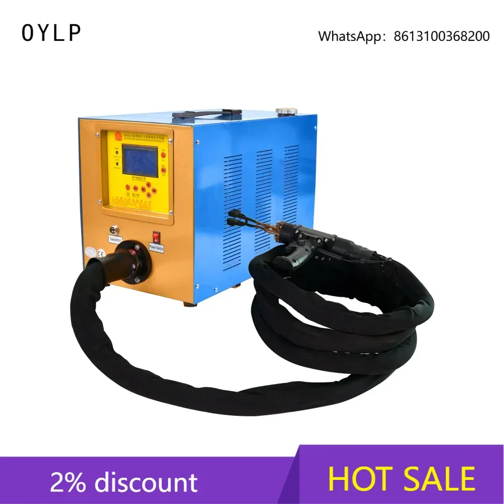 OYLP 15KW Handheld High Frequency Heater Circulating Water-cooled Copper Pipe Welding Machine Air Condition Tube Brazing Machine