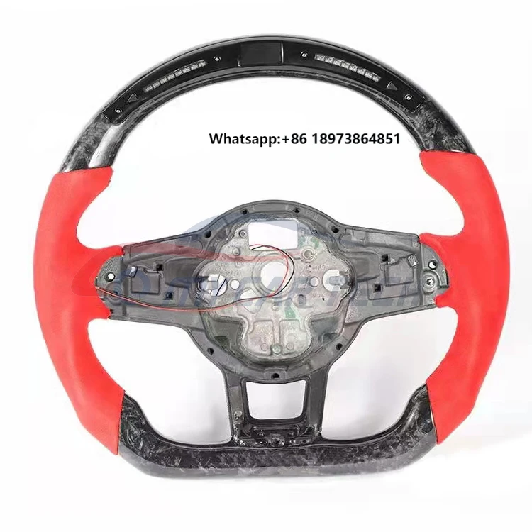 For 7th generation GTI R line MK7 Golf 7 all series can be upgraded Carbon Fiber Steering Wheel VW LED RPM
For 7th generation GTI R line MK7 Golf 7 all series can be upgraded Carbon Fiber Steering Wheel VW LED RPM