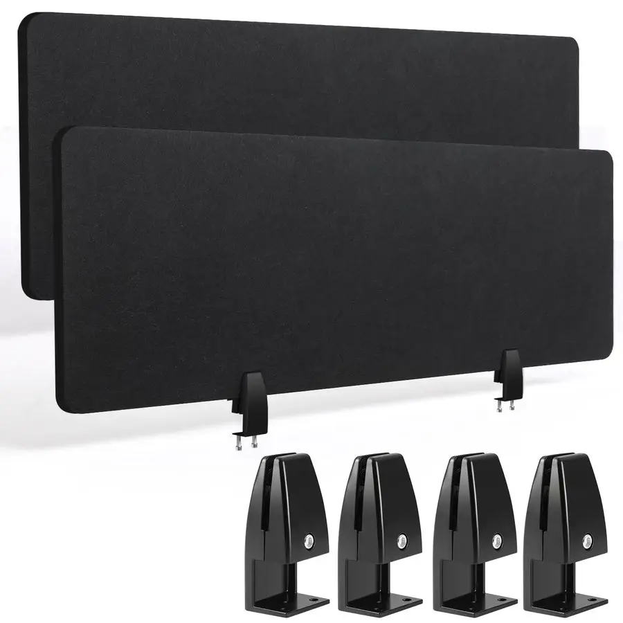 2 Pcs Acoustic Desk Divider Noise Reducing Desk Privacy Panel for Student Table Standing Sound Proof Divider Desktop Claw Office
2 Pcs Acoustic Desk Divider Noise Reducing Desk Privacy Panel for Student Table Standing Sound Proof Divider Desktop Claw Office