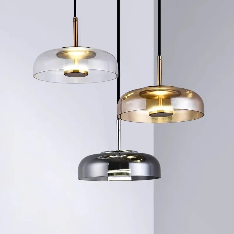 Modern Nordic LED Glass Pendant Lights Hanglamp for Dining Room Bedroom Loft Lamp Bar Decor Luminaire Suspension Light Fixtures
Modern Nordic LED Glass Pendant Lights Hanglamp for Dining Room Bedroom Loft Lamp Bar Decor Luminaire Suspension Light Fixtures