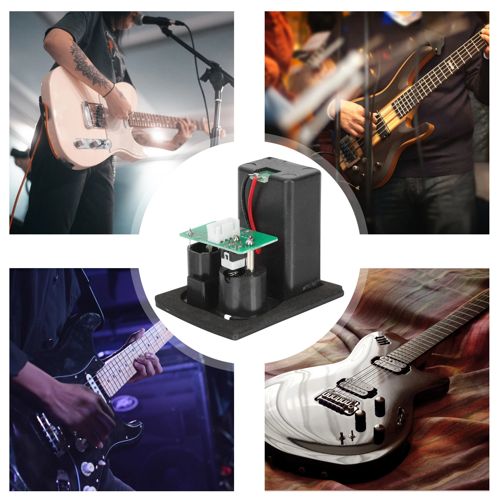 Plastic Holder Replacement Box for Guitar Bass Pickup 9V Durable Practical Compartment Accessory
Plastic Holder Replacement Box for Guitar Bass Pickup 9V Durable Practical Compartment Accessory