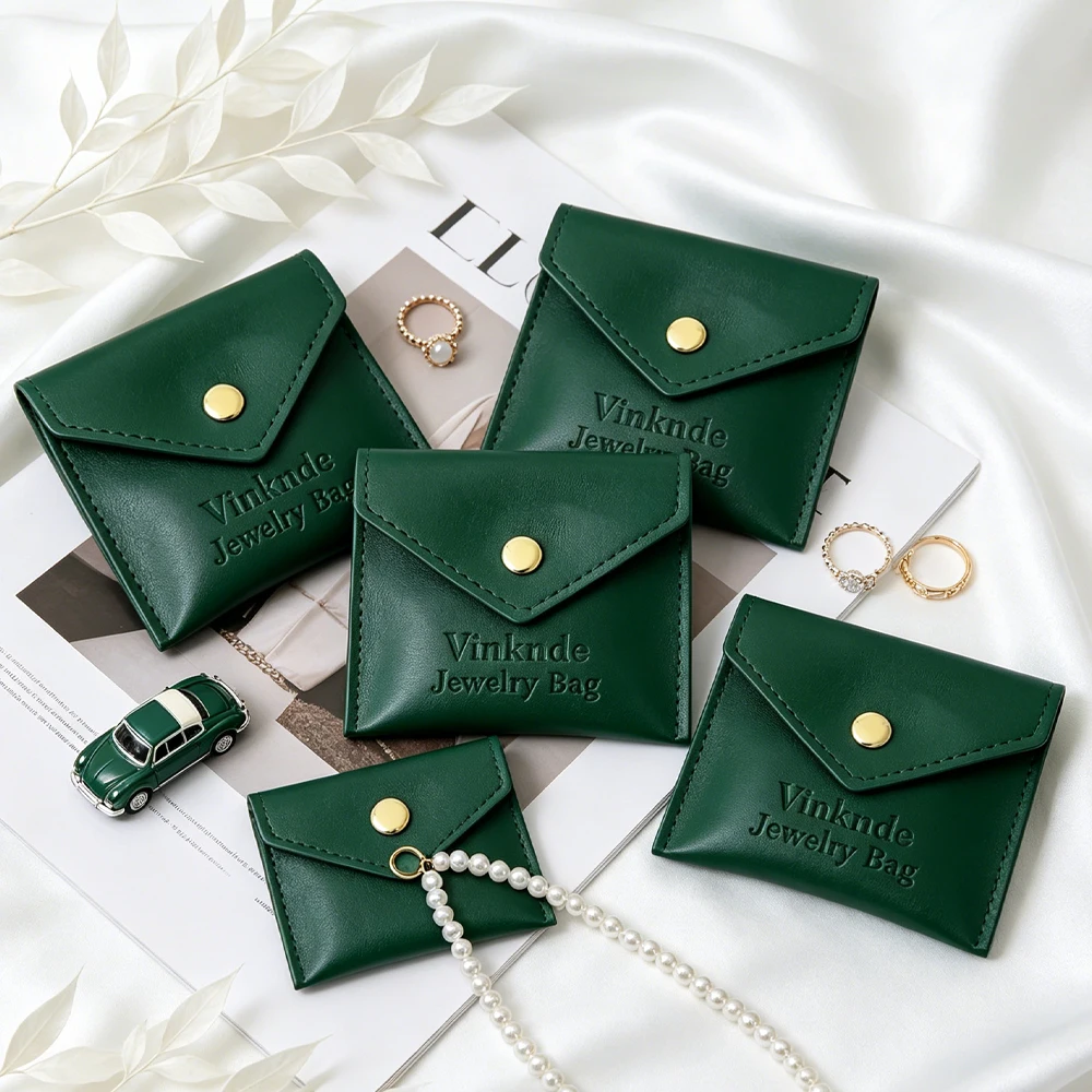 50pcs New Design Custom Print logo PU Leather Button Pouches Jewellery Packing Bags Multi Color Elegant Earring Key Rings Bag
50pcs New Design Custom Print logo PU Leather Button Pouches Jewellery Packing Bags Multi Color Elegant Earring Key Rings Bag