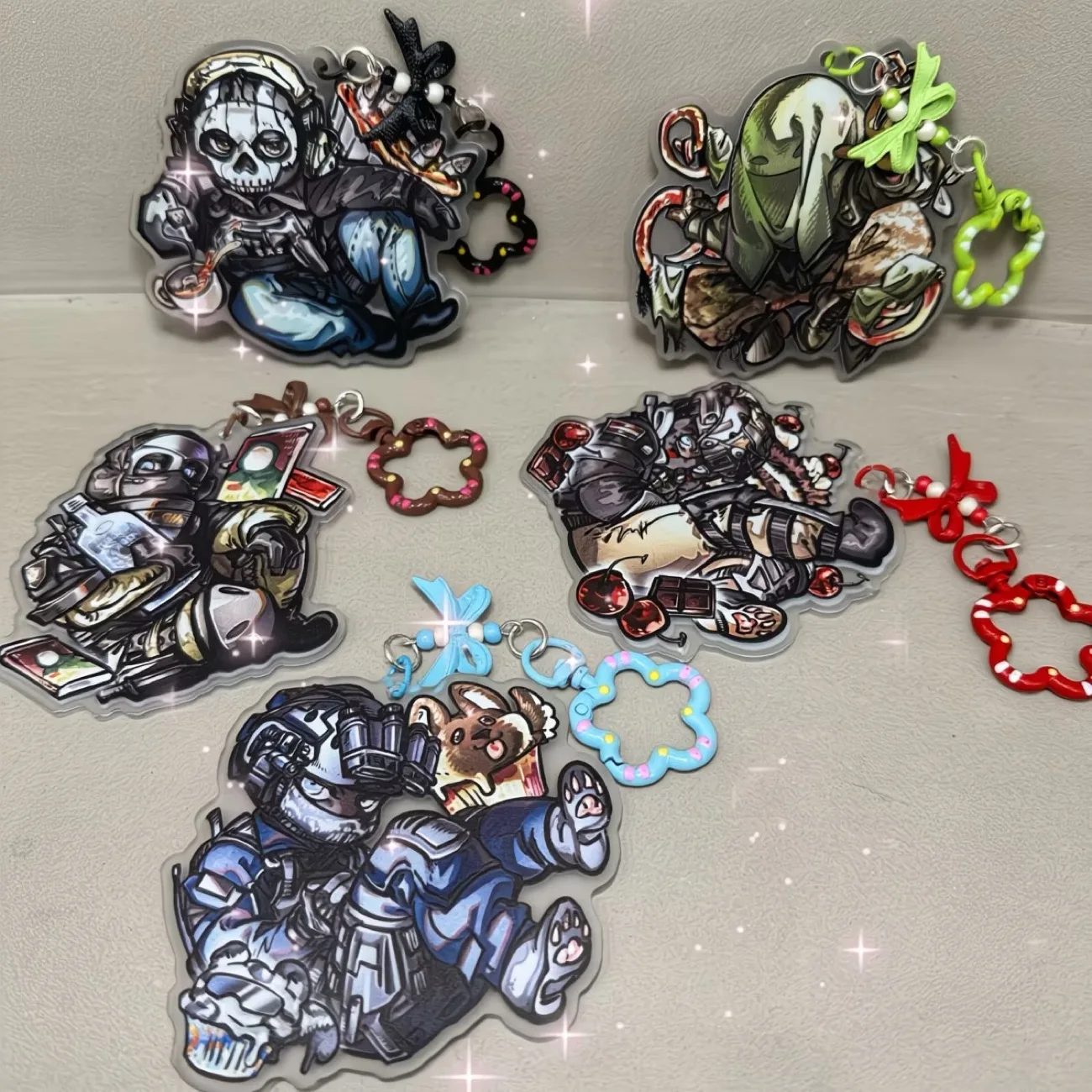 New anime peripheral ghost cosplay series frosted acrylic pendant keychain
New anime peripheral ghost cosplay series frosted acrylic pendant keychain