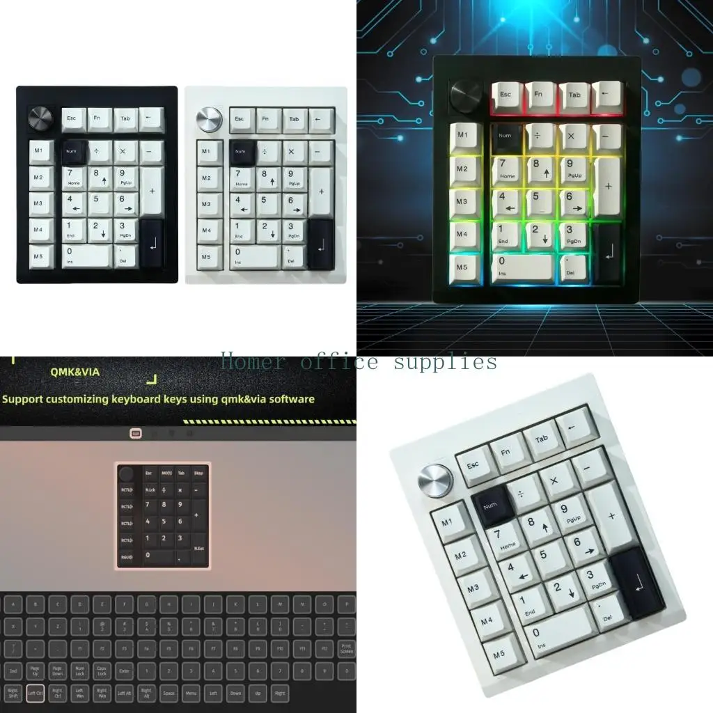 K43B GMK26 Ergonomic 26 Key Wireless Mechanical Keypad Digital Numeric Keypad With Backlits for Quick Numerical Input
K43B GMK26 Ergonomic 26 Key Wireless Mechanical Keypad Digital Numeric Keypad With Backlits for Quick Numerical Input