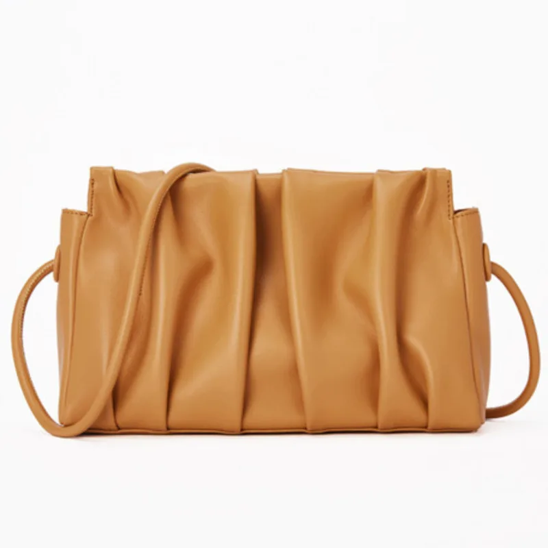 Shoulder Genuine Leather Bag Single Pleated Soft Cloud Handbag For Woman Crossbody Messenger Versatile Luxury Exquisite Classic
Shoulder Genuine Leather Bag Single Pleated Soft Cloud Handbag For Woman Crossbody Messenger Versatile Luxury Exquisite Classic