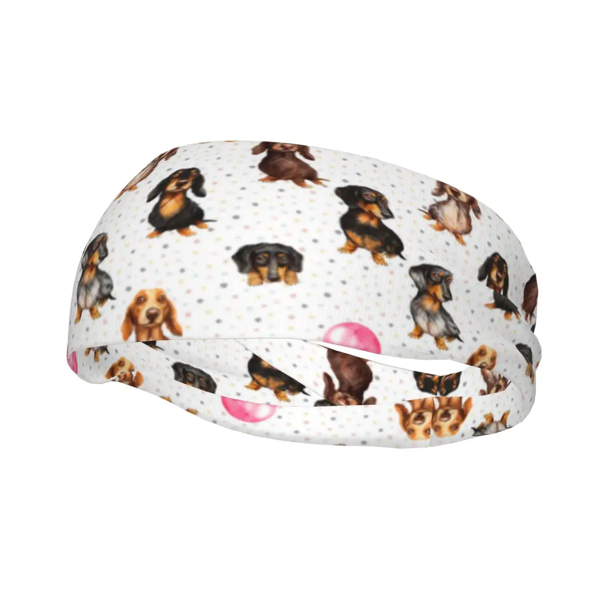 Headband Sports Yoga Fitness Stretch Sweatband Hair Band Elasticity Headband Cute Dachshund On Polka Dot
Headband Sports Yoga Fitness Stretch Sweatband Hair Band Elasticity Headband Cute Dachshund On Polka Dot