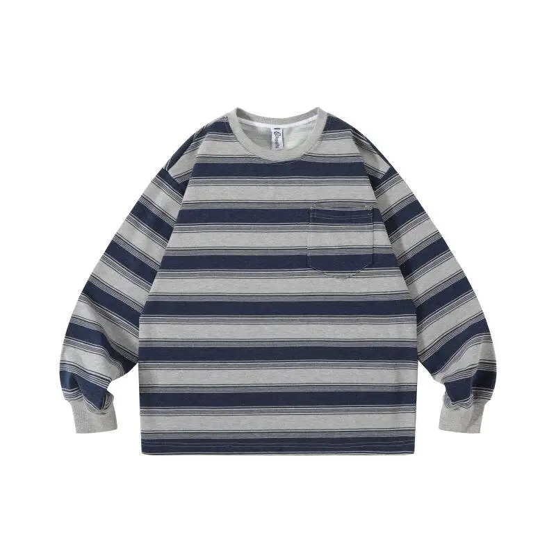 Retro Japanese Sle Striped Sweatirt Loose Long Sve Hoodie ex 360g Heavyweight round Ne ket Design Couple's Sw...
Retro Japanese Sle Striped Sweatirt Loose Long Sve Hoodie ex 360g Heavyweight round Ne ket Design Couple's Sw...