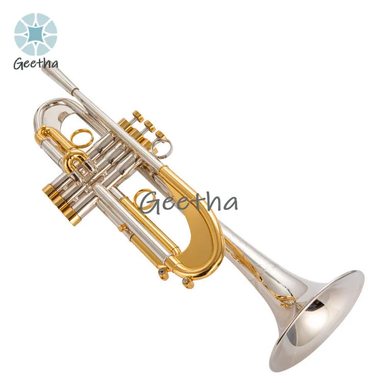 The Silver Plated Gold Key in The Lower B Key Accentuates The Professional Grade Examination of Trumpet Instruments for Beginner
The Silver Plated Gold Key in The Lower B Key Accentuates The Professional Grade Examination of Trumpet Instruments for Beginner