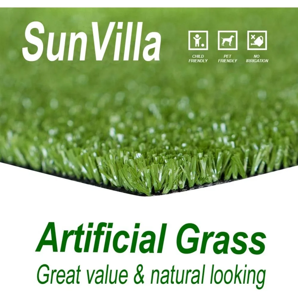 11' x 11' Artificial Grass Rug, Realistic Indoor/Outdoor Turf for Garden, Patio, Fence Decoration
11' x 11' Artificial Grass Rug, Realistic Indoor/Outdoor Turf for Garden, Patio, Fence Decoration