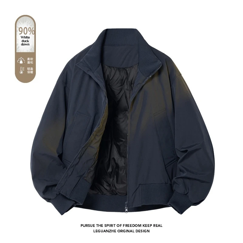 Duck Down Men's Aviator Pilot Jacket Winter Bomber Coat Cleanfit Male Outdoor Fashion Parka Windproof Waterproof Men's Jacket
Duck Down Men's Aviator Pilot Jacket Winter Bomber Coat Cleanfit Male Outdoor Fashion Parka Windproof Waterproof Men's Jacket