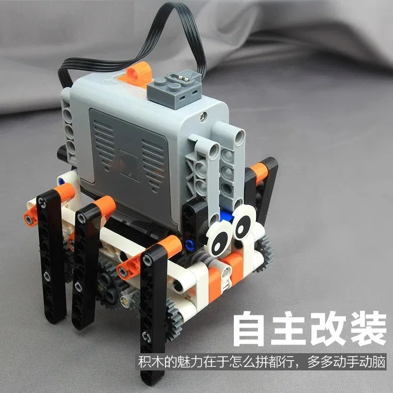 MOC Creative 66844 Hexapod Bionic Robot Building Blocks Set Walking STEM Educational Toy with Power Motor DIY MOC Bricks Toys
MOC Creative 66844 Hexapod Bionic Robot Building Blocks Set Walking STEM Educational Toy with Power Motor DIY MOC Bricks Toys