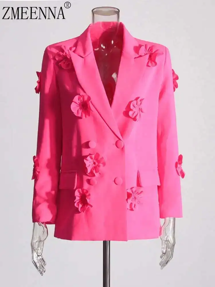 ZMEENNA Three-dimensional Flower Single-breasted Solid Color 2024 Summer New Elegant Chic Design Women's Blazer XF2643
ZMEENNA Three-dimensional Flower Single-breasted Solid Color 2024 Summer New Elegant Chic Design Women's Blazer XF2643