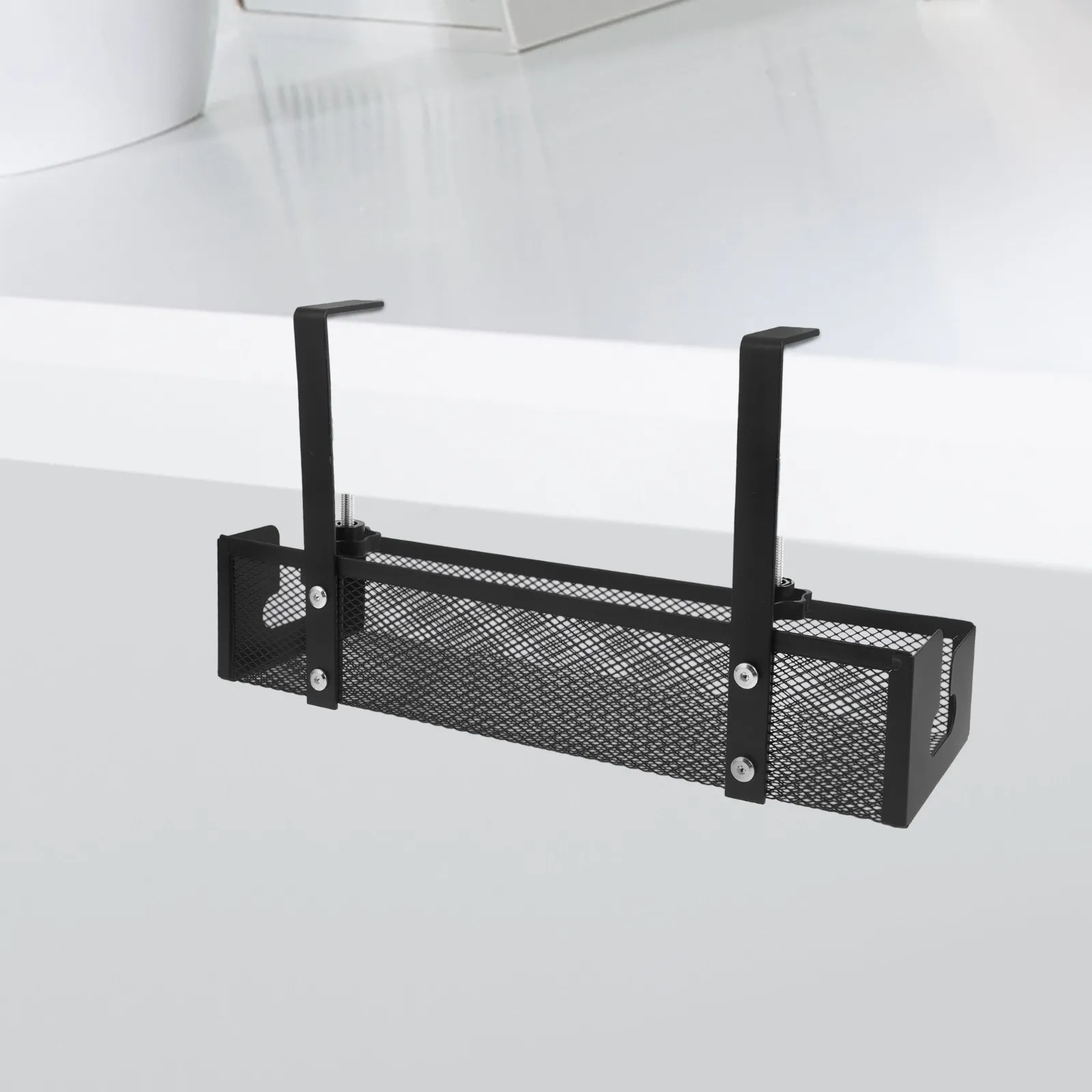 Under Desk Cable Management Tray No Drill Carbon Steel Cord Organizer Wire Desk Holder Metal Wire Cord Management Bracket
Under Desk Cable Management Tray No Drill Carbon Steel Cord Organizer Wire Desk Holder Metal Wire Cord Management Bracket