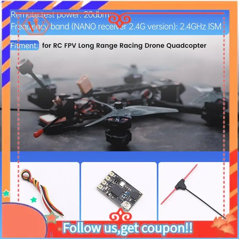 Прочный приемник ELRS 2,4G FPV Дрон-приемник с антенной Т-типа для RC FPV гоночного дрона дальнего действия Квадрокоптер
Прочный приемник ELRS 2,4G FPV Дрон-приемник с антенной Т-типа для RC FPV гоночного дрона дальнего действия Квадрокоптер