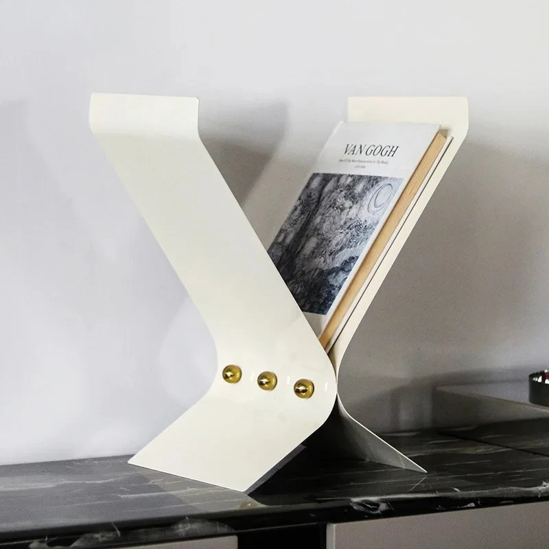 Minimalist X-shaped Bookshelf File Book Organizer Shelves Beige Magazine Holder Book Rack Metal Rack Room Aesthetic Decor
Minimalist X-shaped Bookshelf File Book Organizer Shelves Beige Magazine Holder Book Rack Metal Rack Room Aesthetic Decor