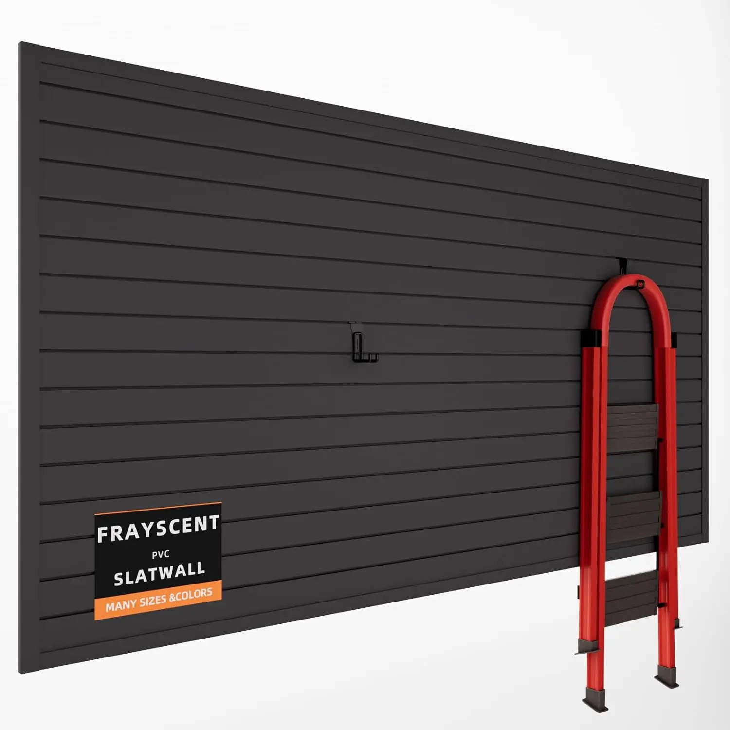 Slat Wall Paneling Garage Storage Systems, 4ft x 8ft PVC Slatwall Panels, Power Tool Organizer Wall Mount, Black
Slat Wall Paneling Garage Storage Systems, 4ft x 8ft PVC Slatwall Panels, Power Tool Organizer Wall Mount, Black