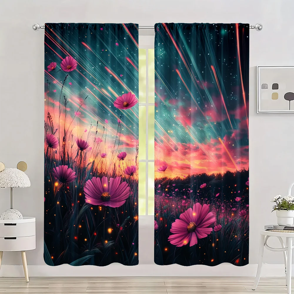2pc, Spring Festive Window Drapes Meteors and Flowers Versatile Fabric,Without Electricity Festive Curtains Use for Bedroom
2pc, Spring Festive Window Drapes Meteors and Flowers Versatile Fabric,Without Electricity Festive Curtains Use for Bedroom