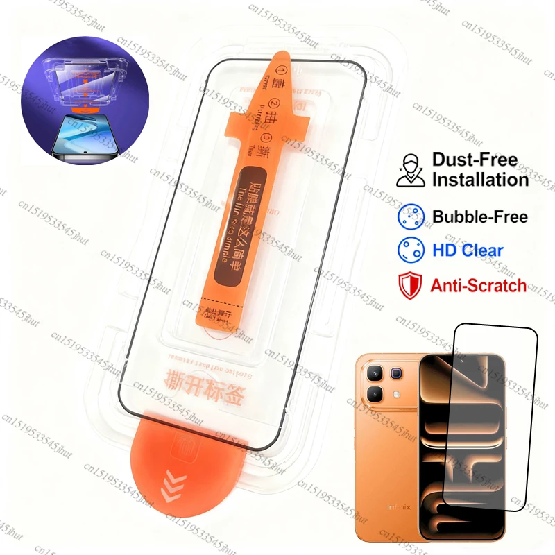 Tempered Glass For Infinix Note 60 Pro Glass For Infinix Note 60 Pro Dust Free Screen Protector For Infinix Note 60 Pro Glass